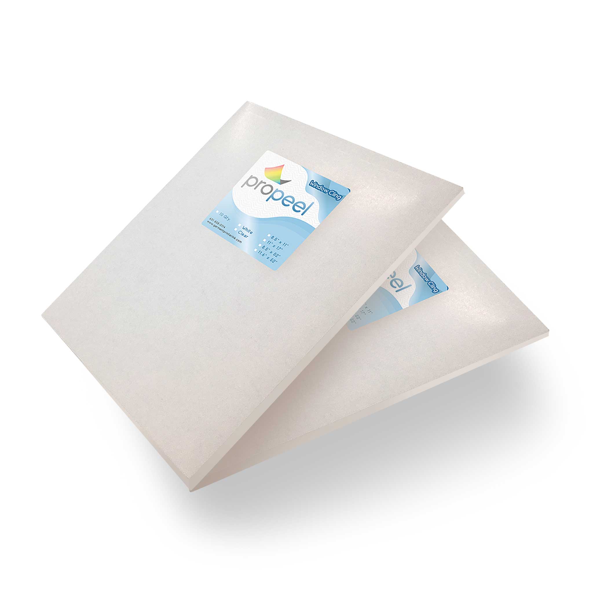Propeel Window Cling Sheets and Banners for White Toner Laser Transfer Printers - Image 13